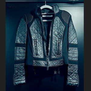 Blanc Noir Classic Moto Jacket